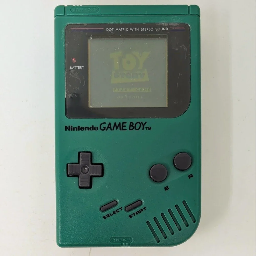 Nintendo Gameboy Green DMG-01 Play It Loud Handheld Console System Very Clean